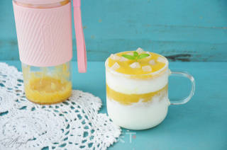 黄桃酸奶的做法步骤：7