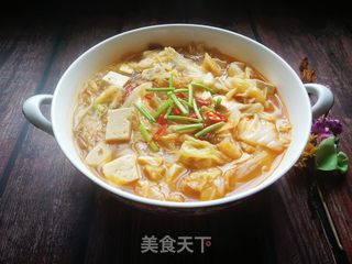 白菜豆腐燉粉條的做法步驟:14