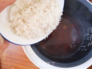 红豆莲子米饭的做法步骤：5