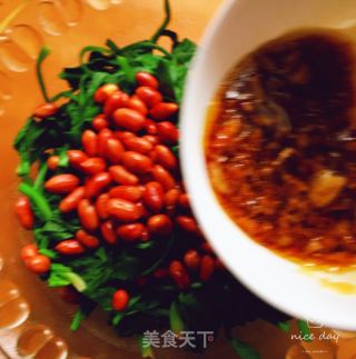 陈醋菠菜花生米的做法步骤：7