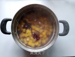 蜜豆桂花年糕汤的做法步骤：4