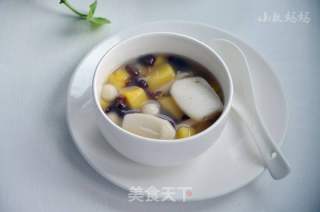 蜜豆桂花年糕汤的做法步骤：6