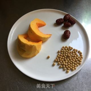 南瓜红枣豆浆的做法步骤：1