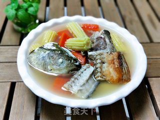 胡蘿蔔玉米筍魚頭湯的做法步驟:10