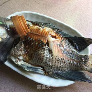 清蒸福寿鱼（罗非鱼）的做法步骤：5
