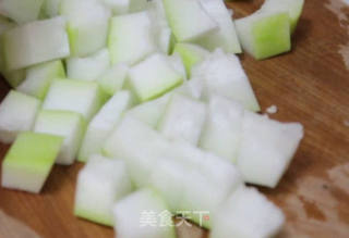 绿豆冬瓜排骨汤的做法步骤：2