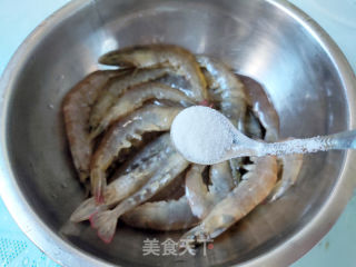 空气炸锅版椒盐虾的做法步骤：6