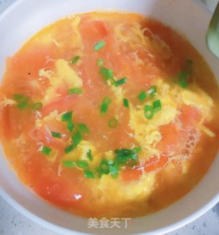 番茄蛋汤的做法步骤：7