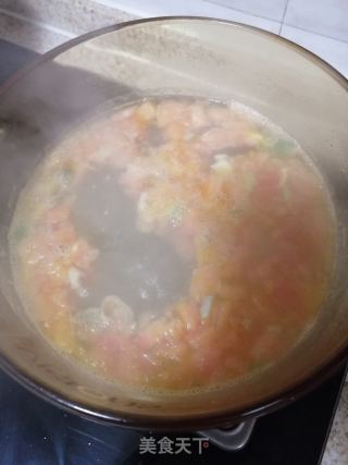番茄蛋花汤的做法步骤：5