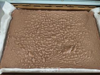 巧克力树桩蛋糕卷的做法步骤：9