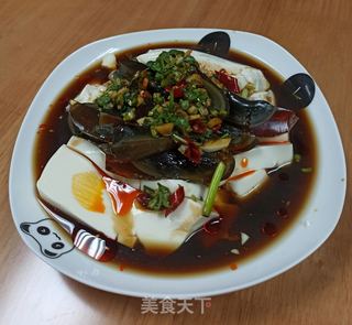 澆汁豆腐皮蛋的做法步驟:7