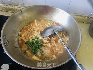 雞肉蘑菇湯麵的做法步驟:6