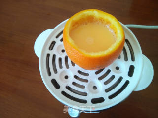 橙香蛋羹的做法步骤：5