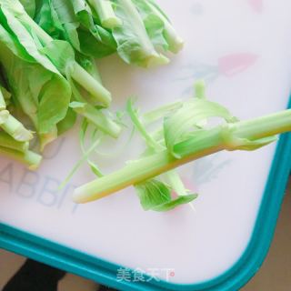 蒜蓉白菜苔的做法步骤：2