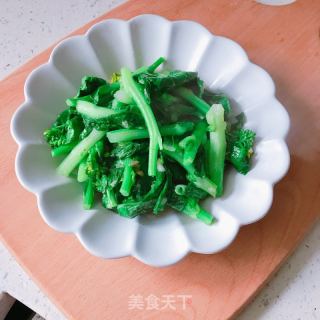 蒜蓉白菜苔的做法步骤：9