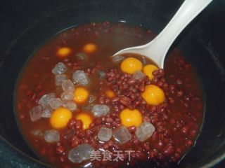 南瓜汤圆红豆汤的做法步骤：6