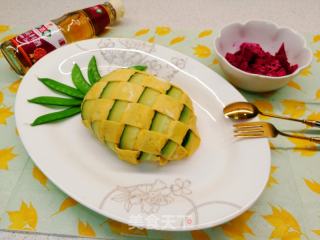 让你家的孩子爱上吃饭，没有菠萝的菠萝蛋包饭的做法步骤：6