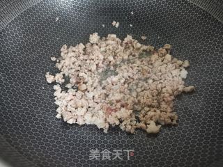 肉末豇豆打卤面的做法步骤：5