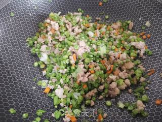 肉末豇豆打卤面的做法步骤：7