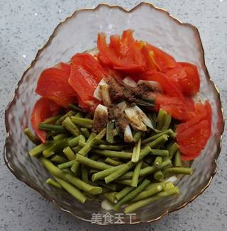 茄子蒸豆角的做法步骤：7