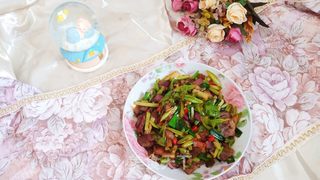 祖传下饭菜——小炒熟牛肉的做法步骤：12