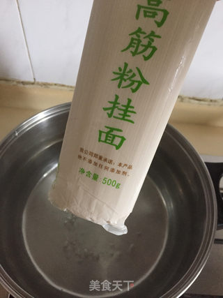 二伏面之豆角蒜蓉拌面的做法步骤：6