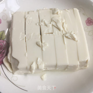 凉拌内脂豆腐的做法步骤：2