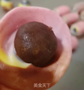 彩色蛋黄酥的做法步骤：19