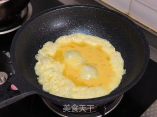 黄金火腿蛋炒饭的做法步骤：2