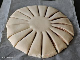 雪花面包（一次发酵）的做法步骤：8