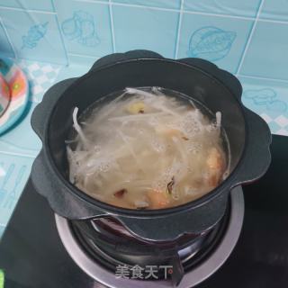 白萝卜虾干粥的做法步骤：7