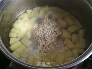 苹果牛奶燕麦粥的做法步骤：4