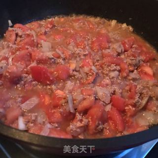 牛肉番茄拌意面的做法步骤：9