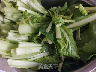 小白菜素包子的做法步骤：2