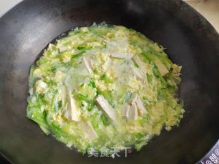 黄瓜丝豆腐鸡蛋汤的做法步骤：7
