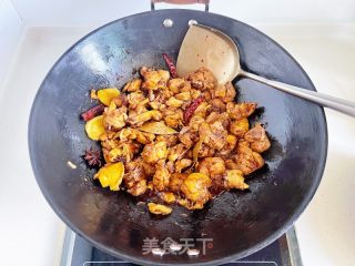 💯软糯鲜美✅香菇土豆炖鸡块‼️香喷喷超下饭的做法步骤：9
