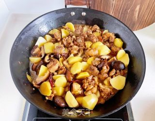 💯软糯鲜美✅香菇土豆炖鸡块‼️香喷喷超下饭的做法步骤：12