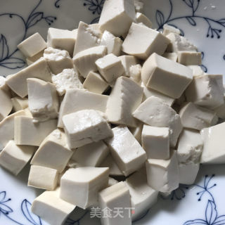 嫩豆腐拌黄瓜的做法步骤：4