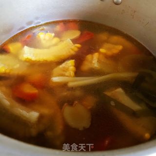 水果玉米排骨汤的做法步骤：8
