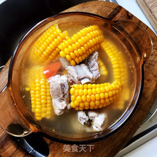 水果玉米排骨汤的做法步骤：10