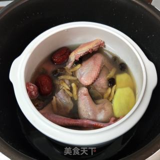 红参鸽子汤的做法步骤：7