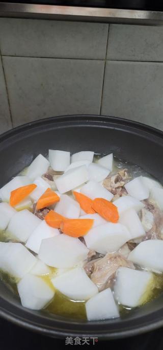 牛肋排煲白萝卜的做法步骤：8