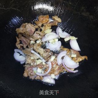 香芹炒豆干的做法步骤：7