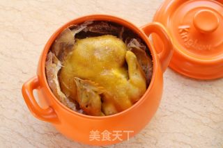 古法制作砂锅盐焗鸡的做法步骤：19