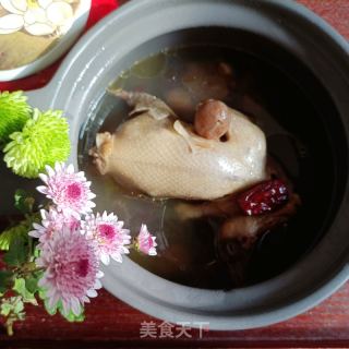 桂圆西洋参鸽子汤的做法步骤：8