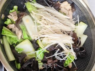 腐竹白菜炖肉的做法步骤：5