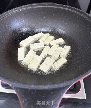 小白菜炒豆腐的做法步骤：4