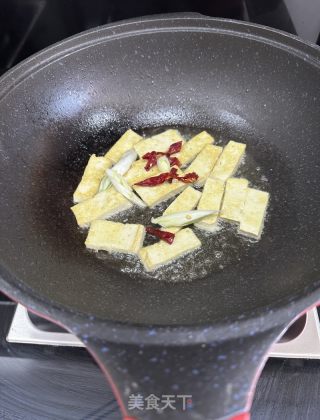 小白菜炒豆腐的做法步骤：5