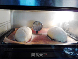 豆沙麻糬软欧面包的做法步骤：17