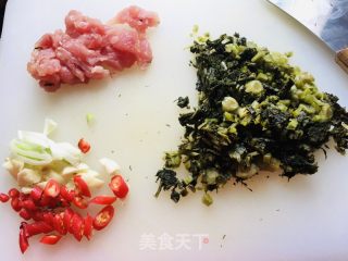 雪菜豆腐的做法步骤：1